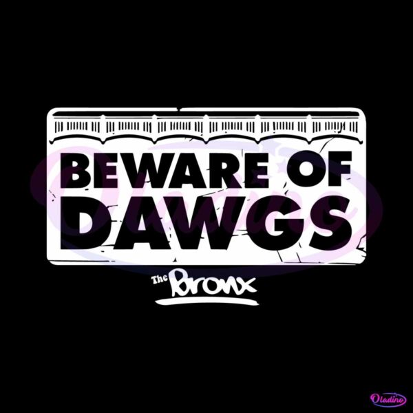 beware-of-bronx-dawgs-baseball-svg