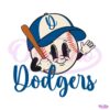 los-angeles-dodgers-baseball-face-svg