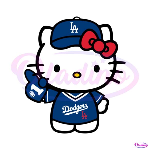 cute-hello-kitty-baseball-la-dodgers-svg
