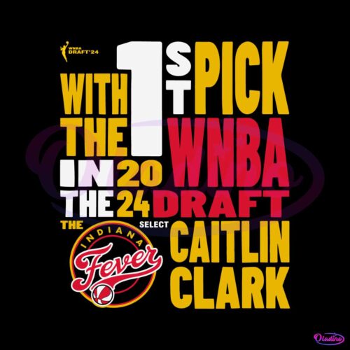 caitlin-clark-indiana-fever-2024-wnba-draft-1st-pick-svg