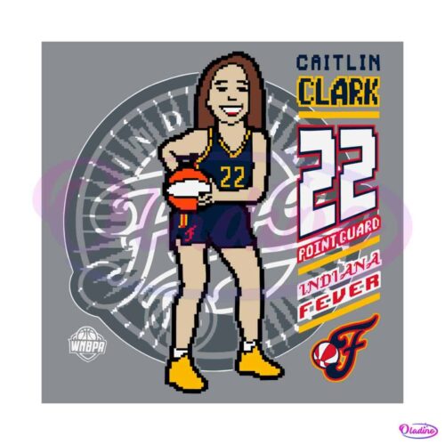 funny-caitlin-clark-22-point-guard-indiana-fever-svg