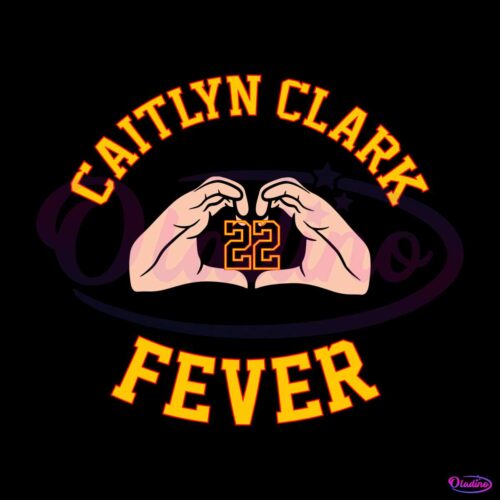 caitlin-clark-fever-22-heart-hand-svg