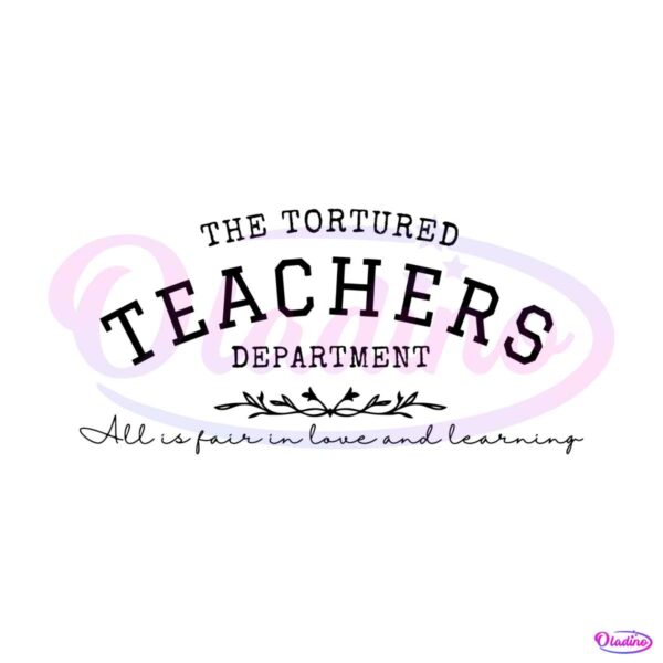 The Tortured Teachers Department SVG