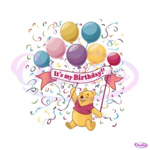 groovy-winnie-the-pooh-its-my-birthday-png