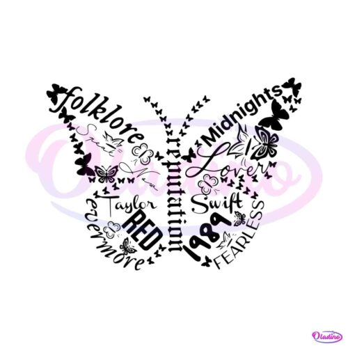 taylor-swift-album-butterfly-silhouette-svg