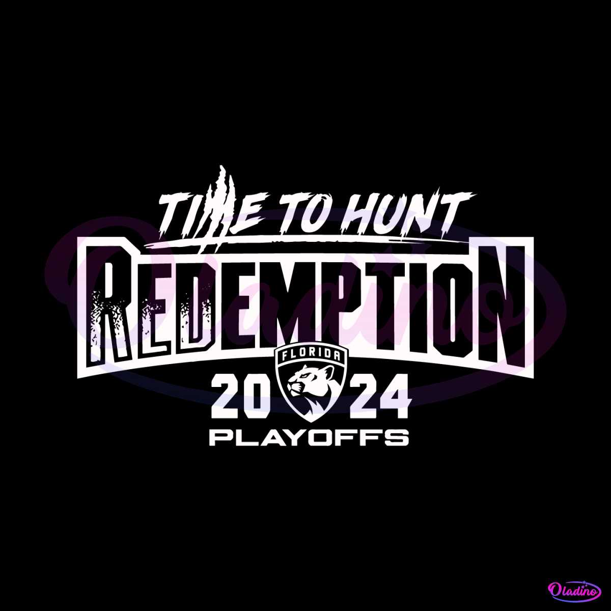 florida-panthers-time-to-hunt-redemption-2024-playoff-svg