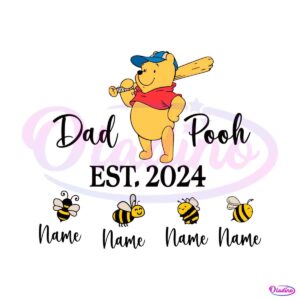 personalized-dad-pooh-est-2024-svg