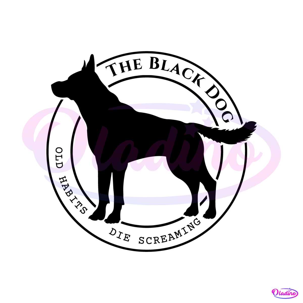 tortured-poets-department-the-black-dog-svg