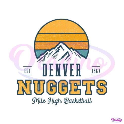 retro-denver-nuggets-mile-high-basketball-svg