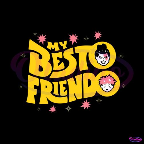 retro-my-besto-friendo-japanese-svg