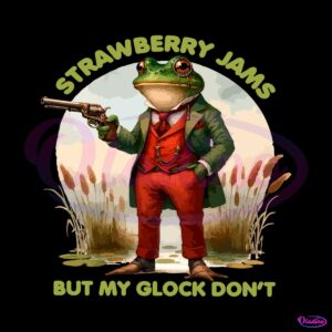 retro-strawberry-jams-but-my-glock-dont-png