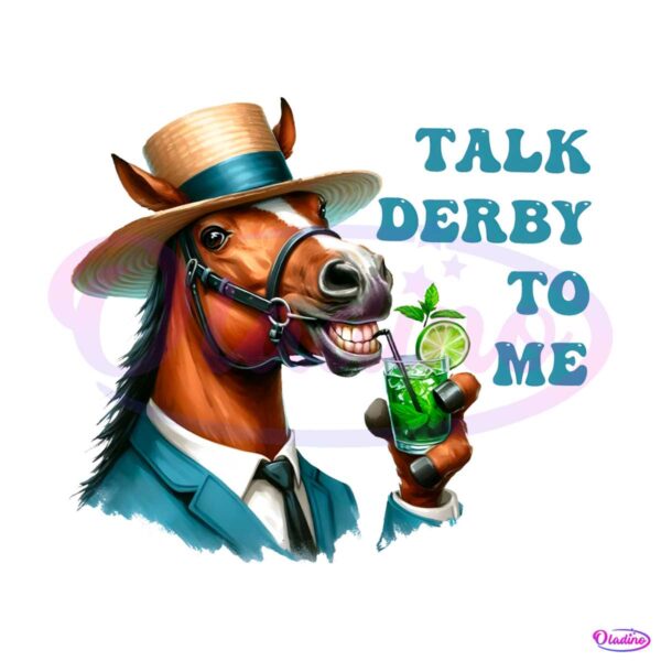 talk-derby-to-me-horse-race-man-png