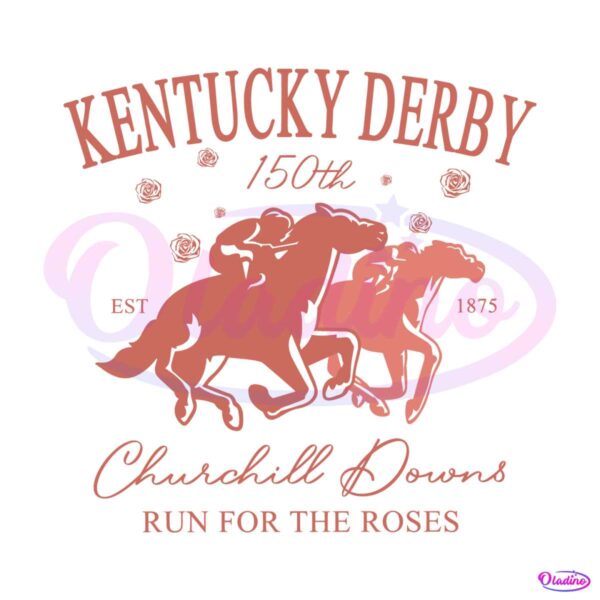 Kentucky Derby 150th Churchill Downs 2024 SVG