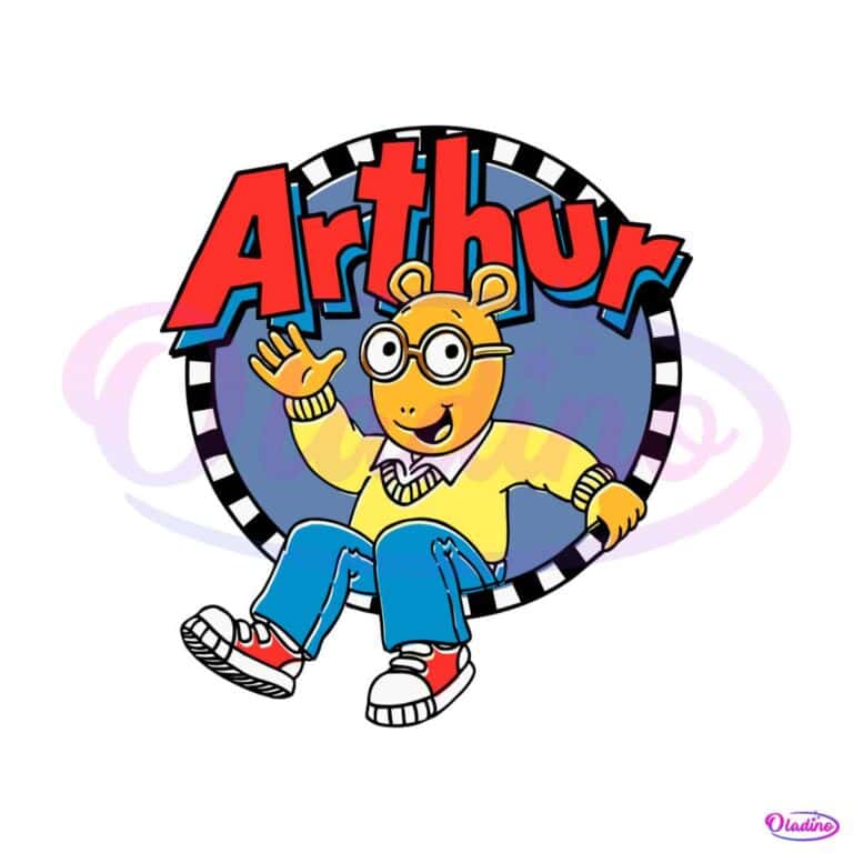 Arthur 90s Cartoon Character SVG