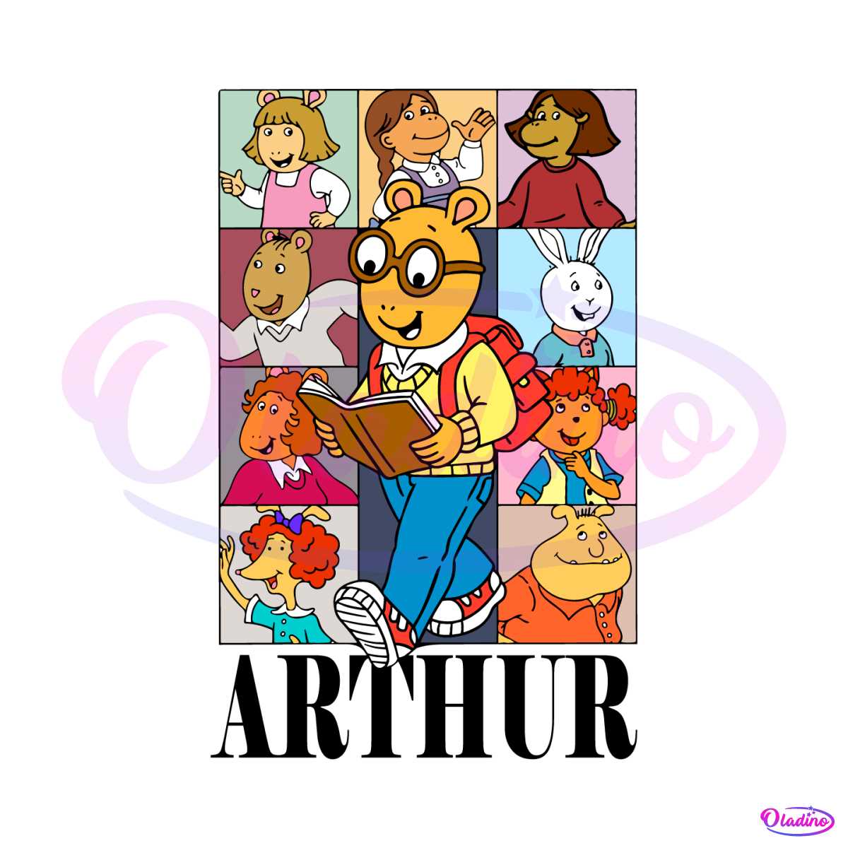 arthur-and-friends-90s-cartoon-characters-svg
