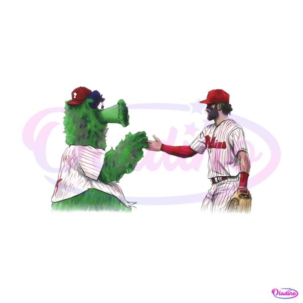 phillie-phanatic-with-philadelphia-phillies-player-png