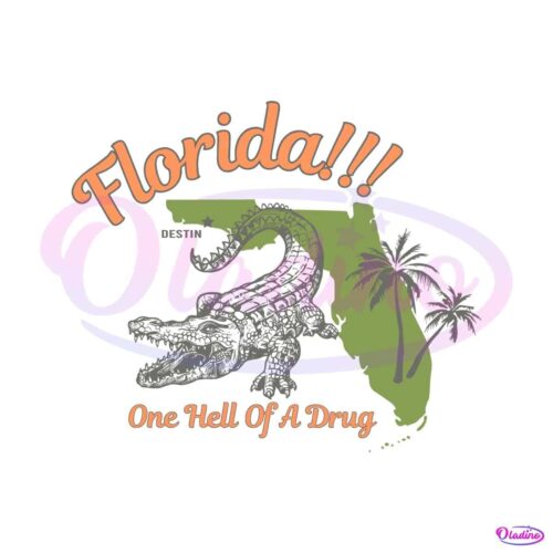 crocodile-florida-one-hell-of-a-drug-svg