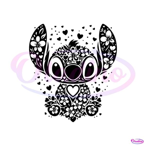 floral-sitch-cartoon-character-svg