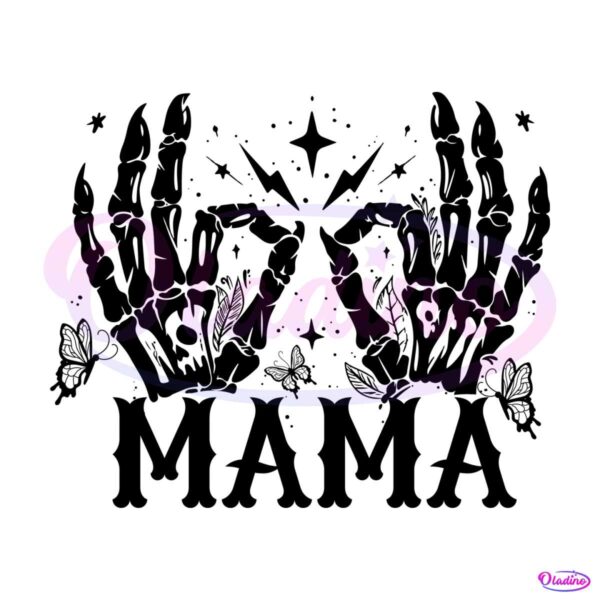 retro-mama-skeleton-hand-butterfly-png