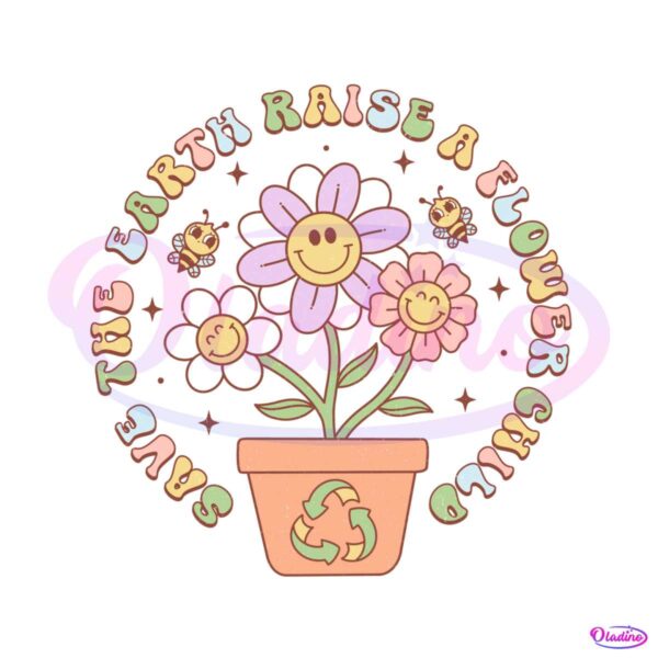 save-the-earth-raise-a-flower-child-png