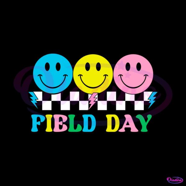 checkered-field-day-smiley-face-funny-student-svg