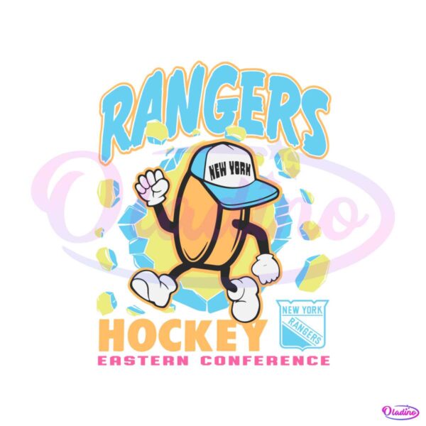 Rangers Hockey Eastern Conference SVG