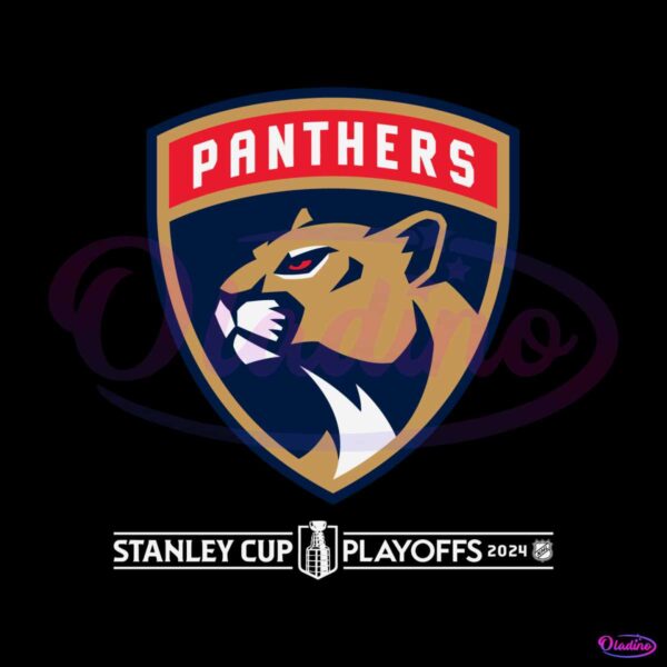 Florida Panthers Logo 2024 Stanley Cup Playoffs SVG