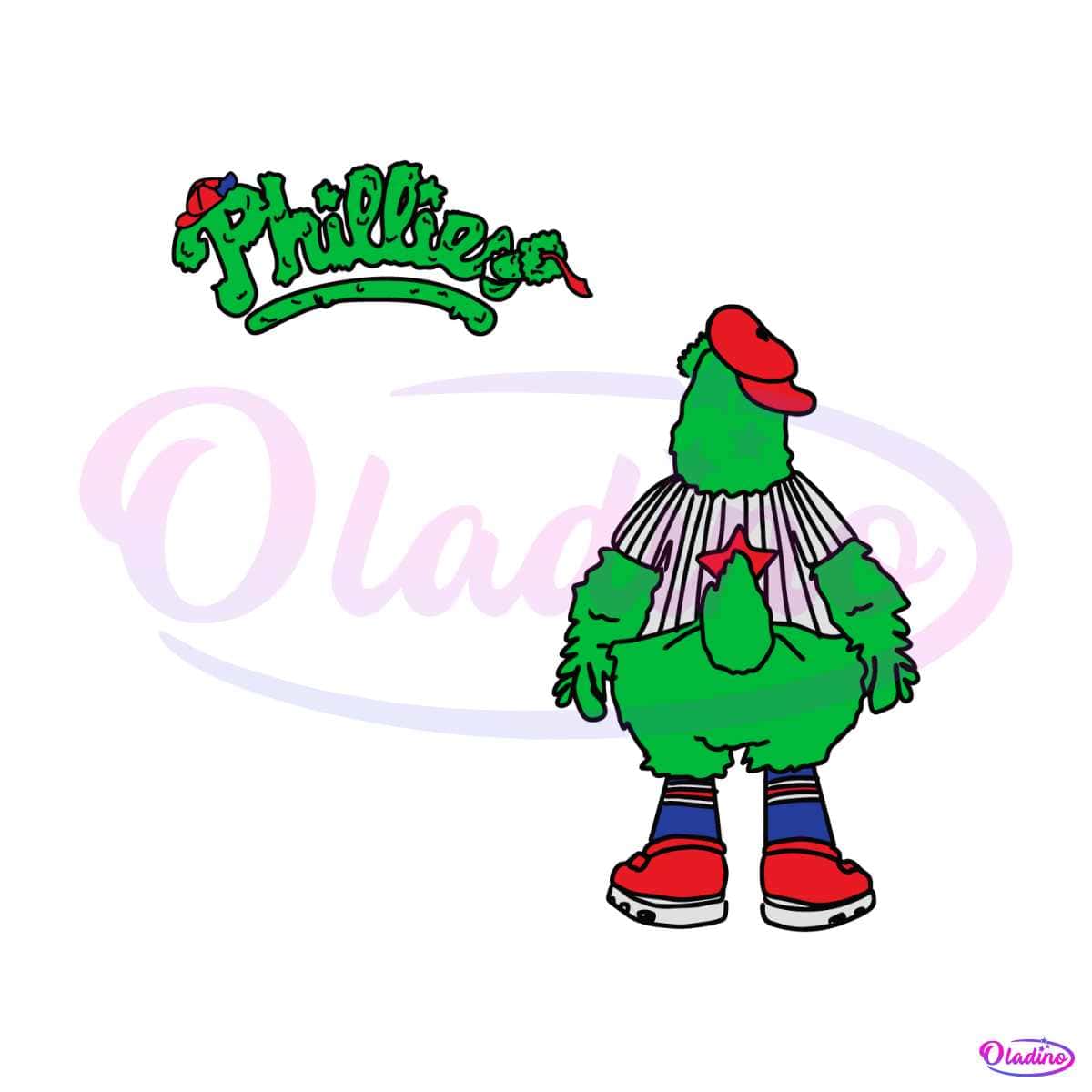 Phillies Phanatic Adorable Baseball Svg