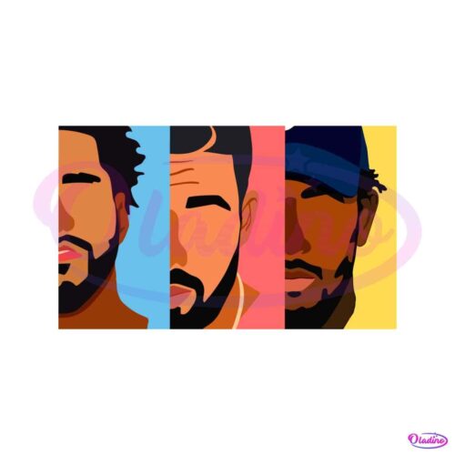 drake-j-cole-kendrick-lamar-rapper-svg