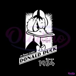 retro-donald-duck-since-1934-svg