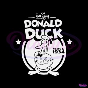 walt-disney-donald-duck-90th-svg