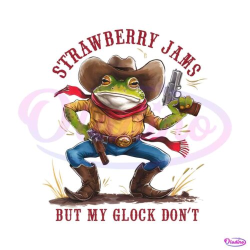 sniper-frog-strawberry-jams-but-my-glock-dont-png