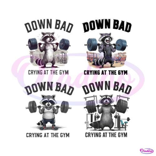 raccoon-down-bad-crying-at-the-gym-svg-bundle