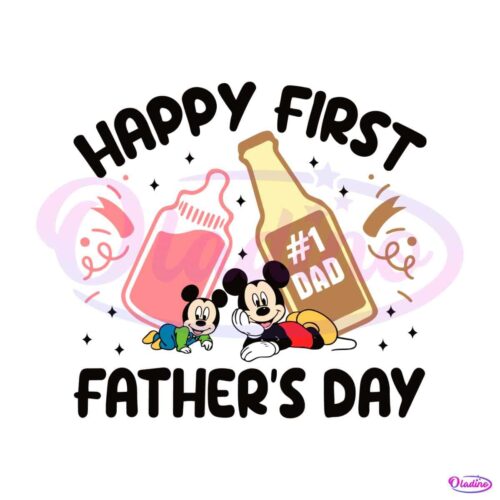 happy-first-fathers-day-mickey-and-baby-svg