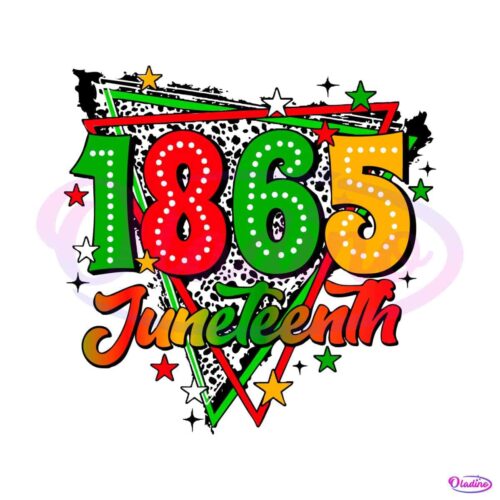 retro-1865-juneteenth-dalmatian-dots-svg