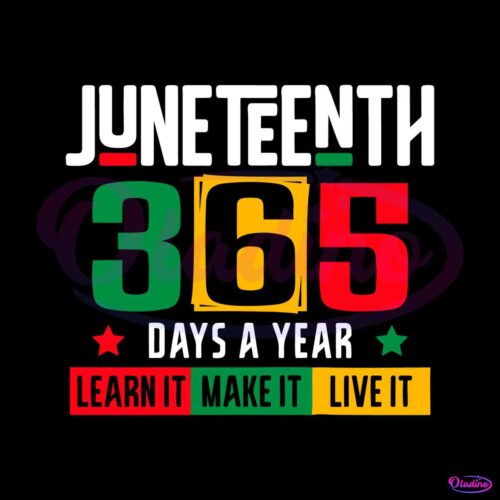 juneteenth-365-days-a-year-svg