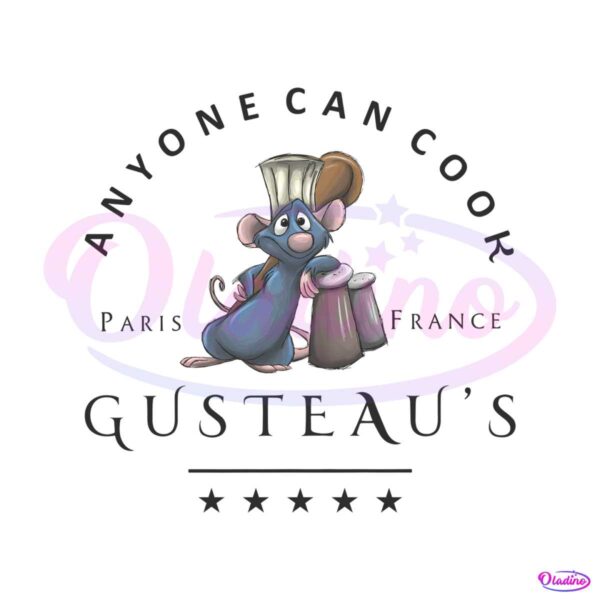 gusteaus-anyone-can-cook-disney-remy-mouse-png