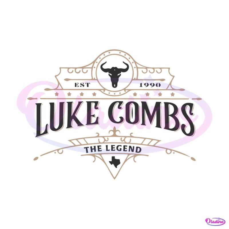 luke-combs-the-legend-est-1990-svg