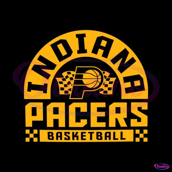 checkered-indiana-pacers-basketball-svg