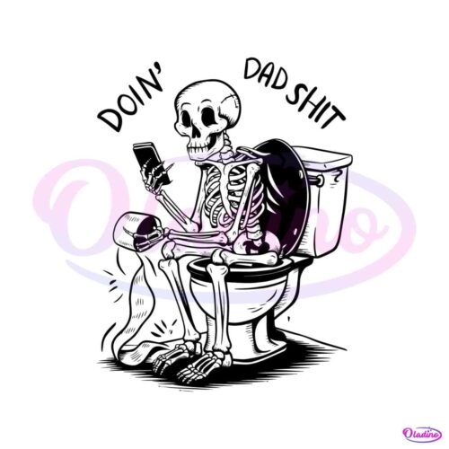 retro-skeleton-doin-dad-shit-svg