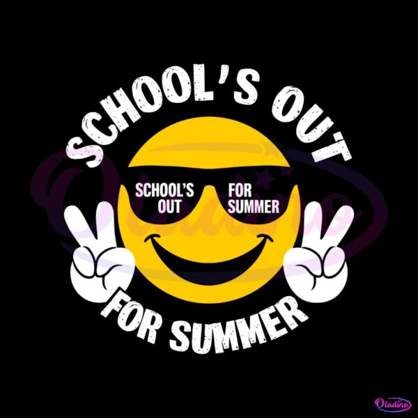 shools-out-for-summer-happy-face-svg