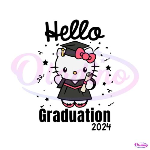 groovy-hello-graduation-2024-kitty-svg