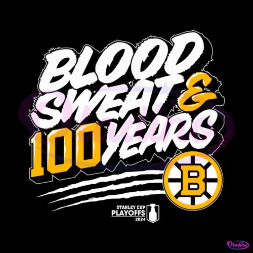 blood-sweet-and-100-years-bruins-stanley-cup-playoffs-svg