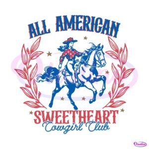 all-american-sweetheart-cowgirl-club-svg