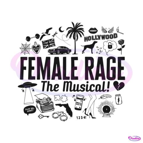 female-rage-the-musical-tortured-poets-department-svg