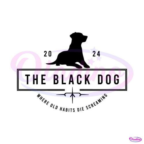 the-black-dog-tortured-poets-department-svg