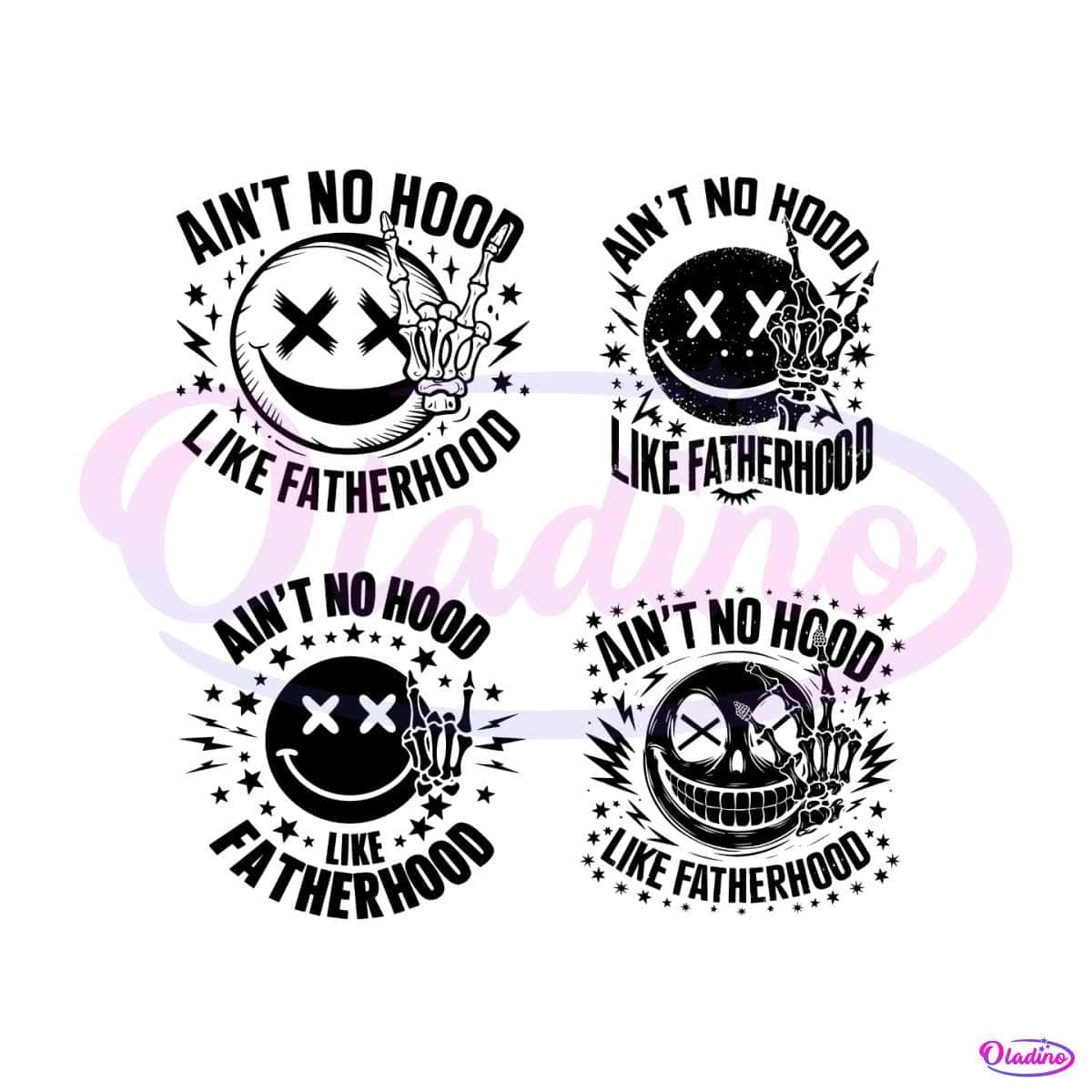 Aint No Hood Like Fatherhood SVG Bundle