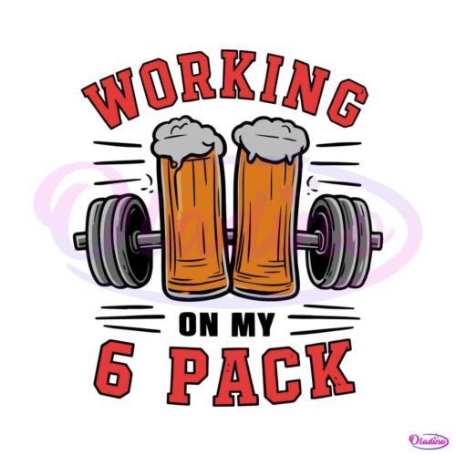 working-on-my-6-pack-beer-dad-svg