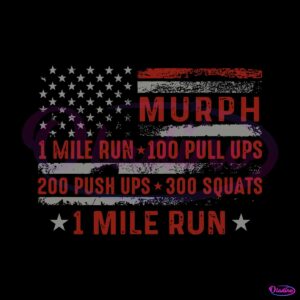 murph-memorial-day-1-mile-run-usa-flag-svg