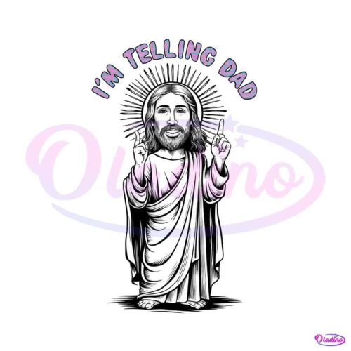 vintage-im-telling-dad-jesus-png